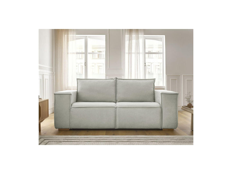 Canapé Droit Convertible Ouverture Express - Chelsea - Tissu Texturé - 140X200