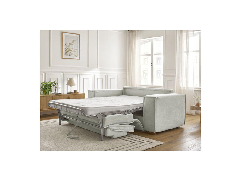 Canapé Droit Convertible Ouverture Express - Chelsea - Tissu Texturé - 140X200