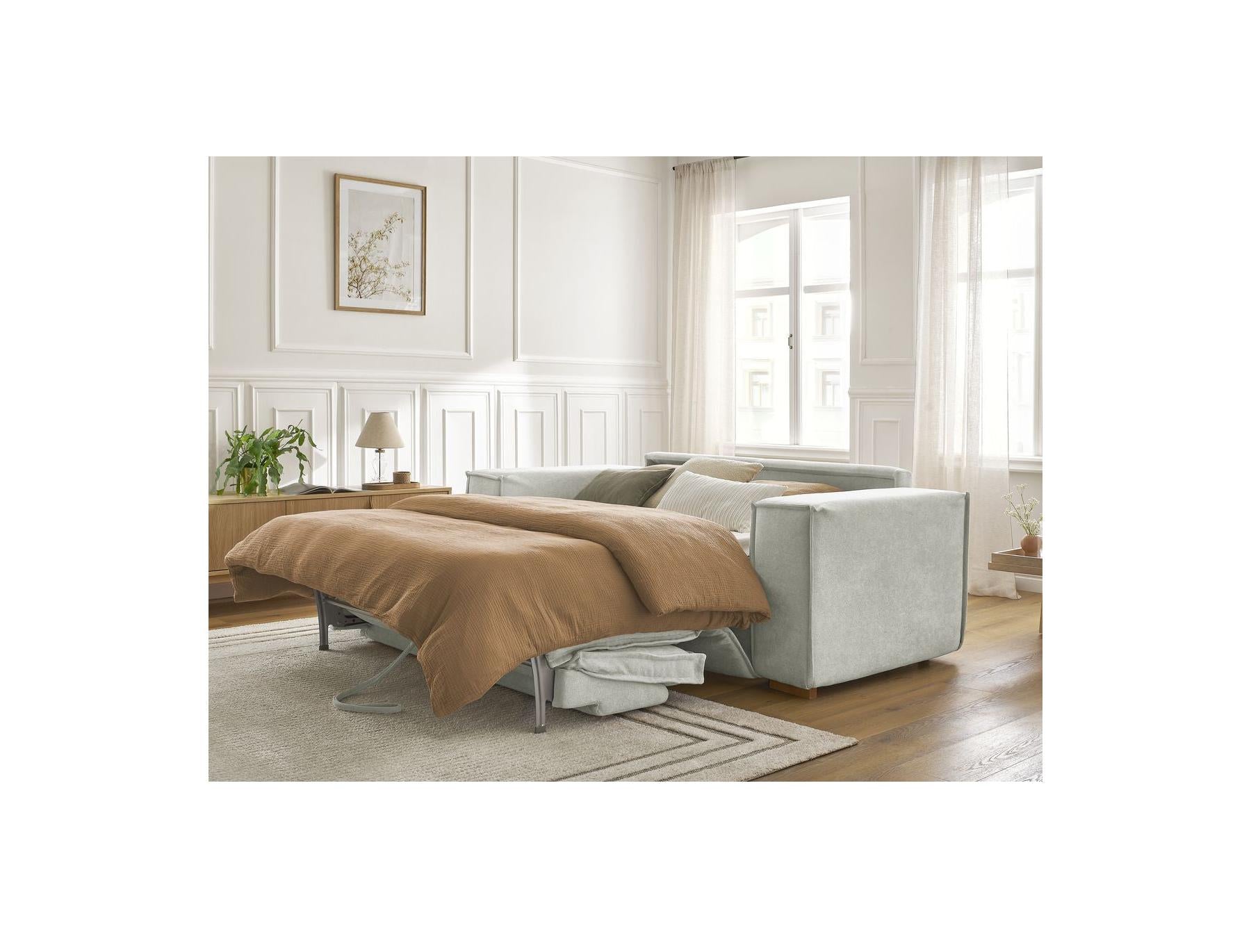 Chelsea - Straight Sofa Bed with Express Opening - Textured Fabric - 140X200