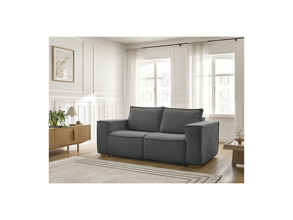 Chelsea - Straight Convertible Sofa with Express Opening - Textured Fabric - 160 x 200