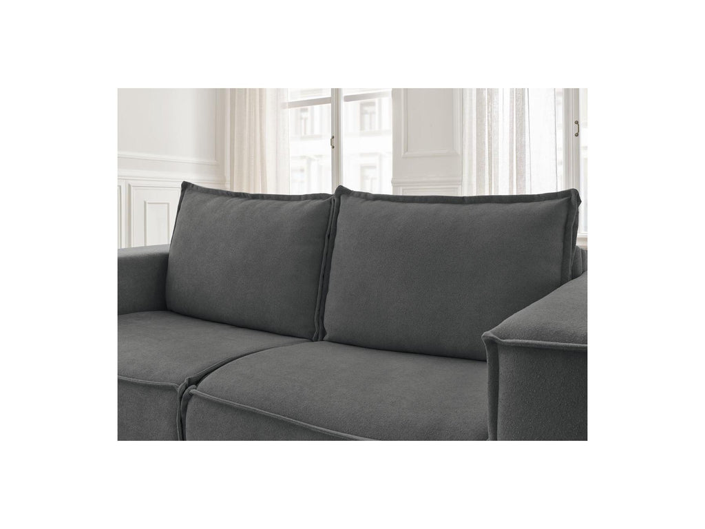 Chelsea - Straight Convertible Sofa with Express Opening - Textured Fabric - 160 x 200