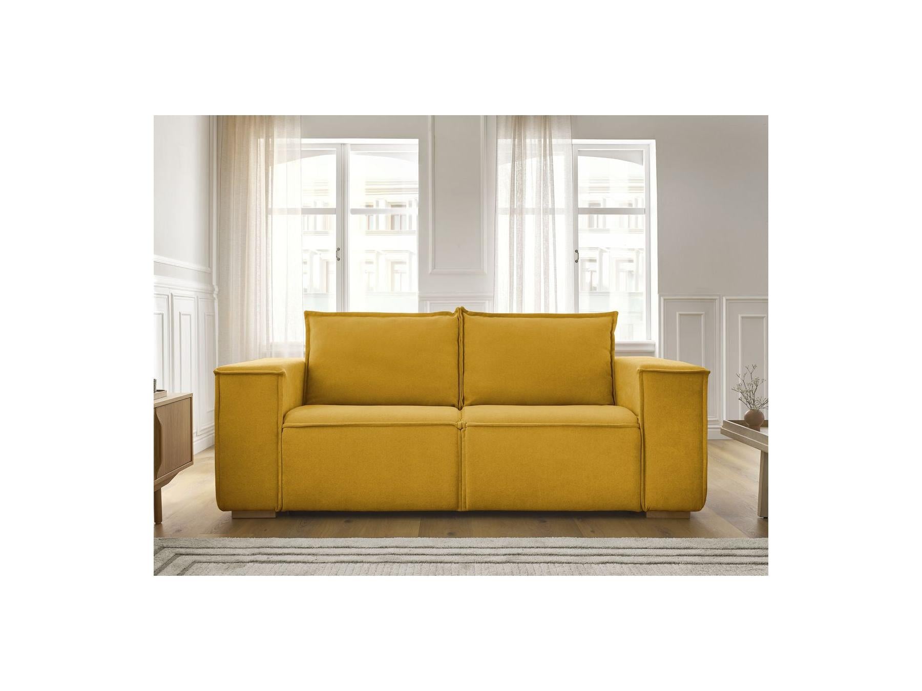 Chelsea - Straight Sofa Bed with Express Opening - Textured Fabric - 140X200