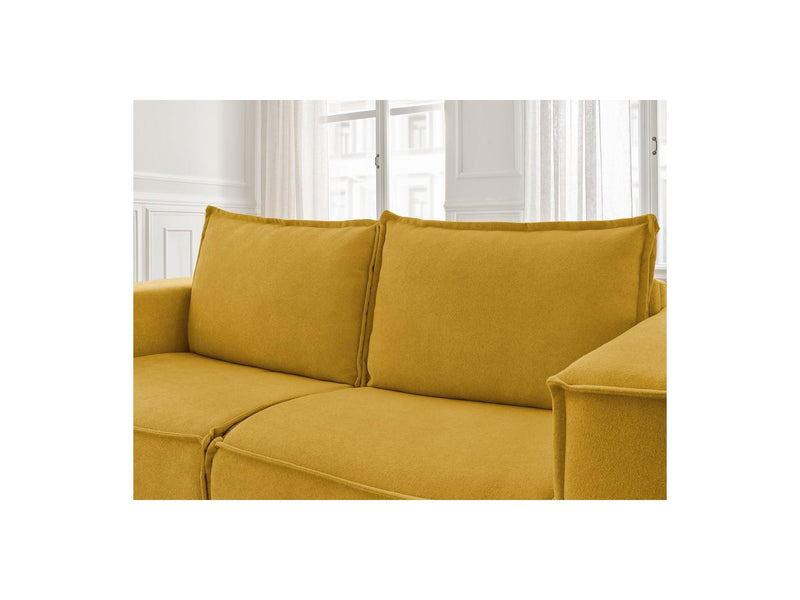 Canapé Droit Convertible Ouverture Express - Chelsea - Tissu Texturé - 160X200