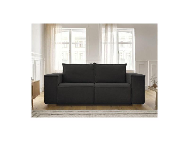 Canapé Droit Convertible Ouverture Express - Chelsea - Tissu Texturé - 140X200
