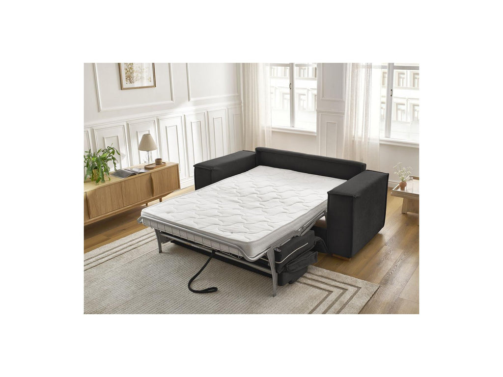 Chelsea - Straight Convertible Sofa with Express Opening - Textured Fabric - 160 x 200