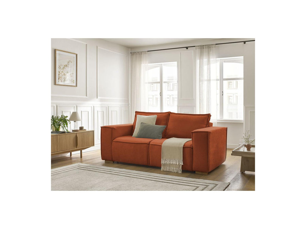 Chelsea - Straight Convertible Sofa with Express Opening - Textured Fabric - 160 x 200