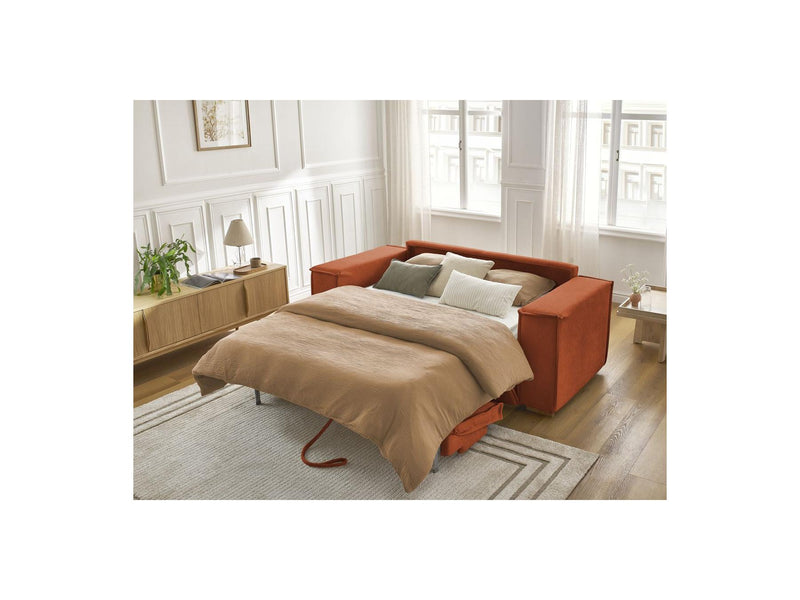 Canapé Droit Convertible Ouverture Express - Chelsea - Tissu Texturé - 160X200