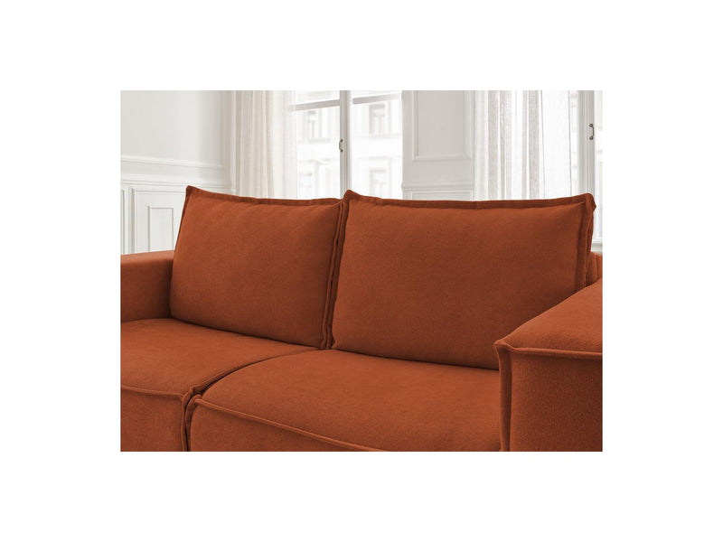 Canapé Droit Convertible Ouverture Express - Chelsea - Tissu Texturé - 140X200