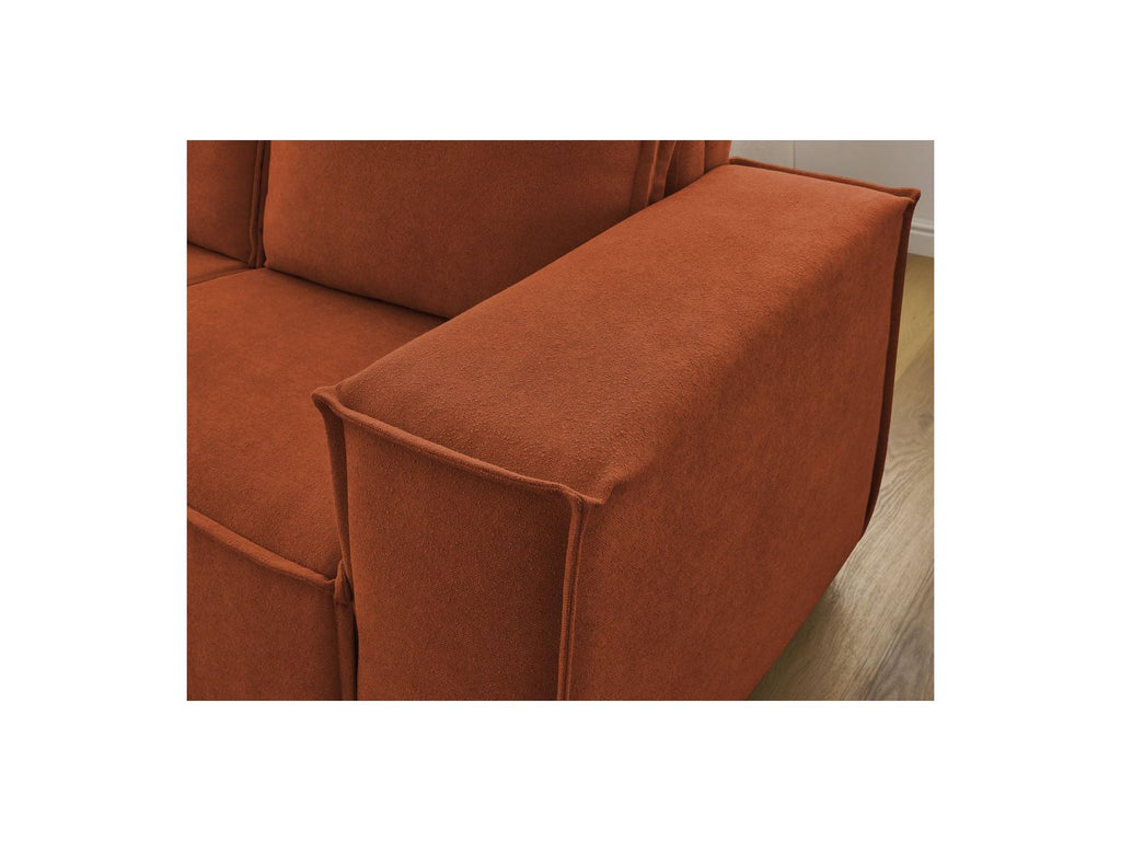 Chelsea - Straight Convertible Sofa with Express Opening - Textured Fabric - 160 x 200