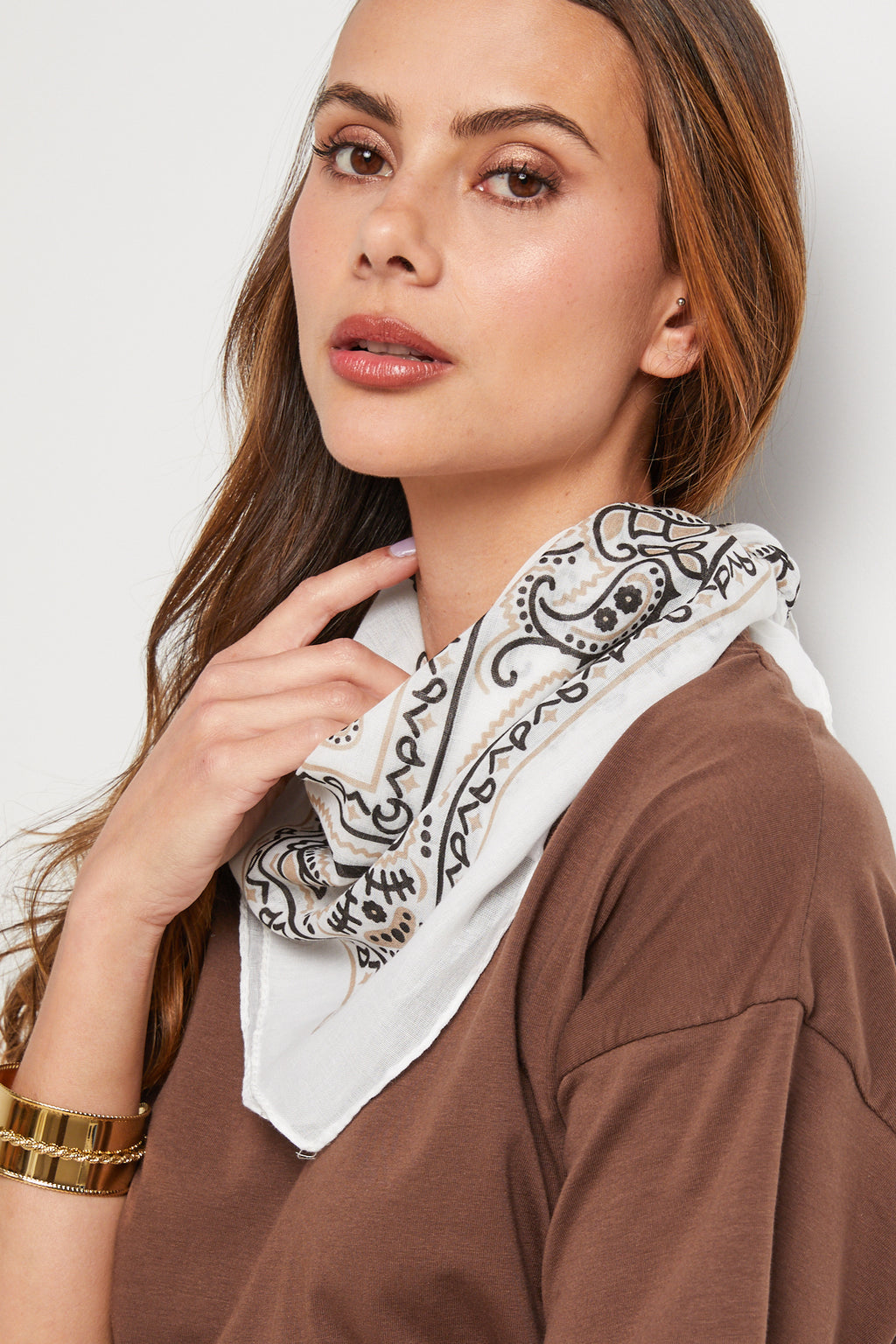 Foulard - Beige - Femme