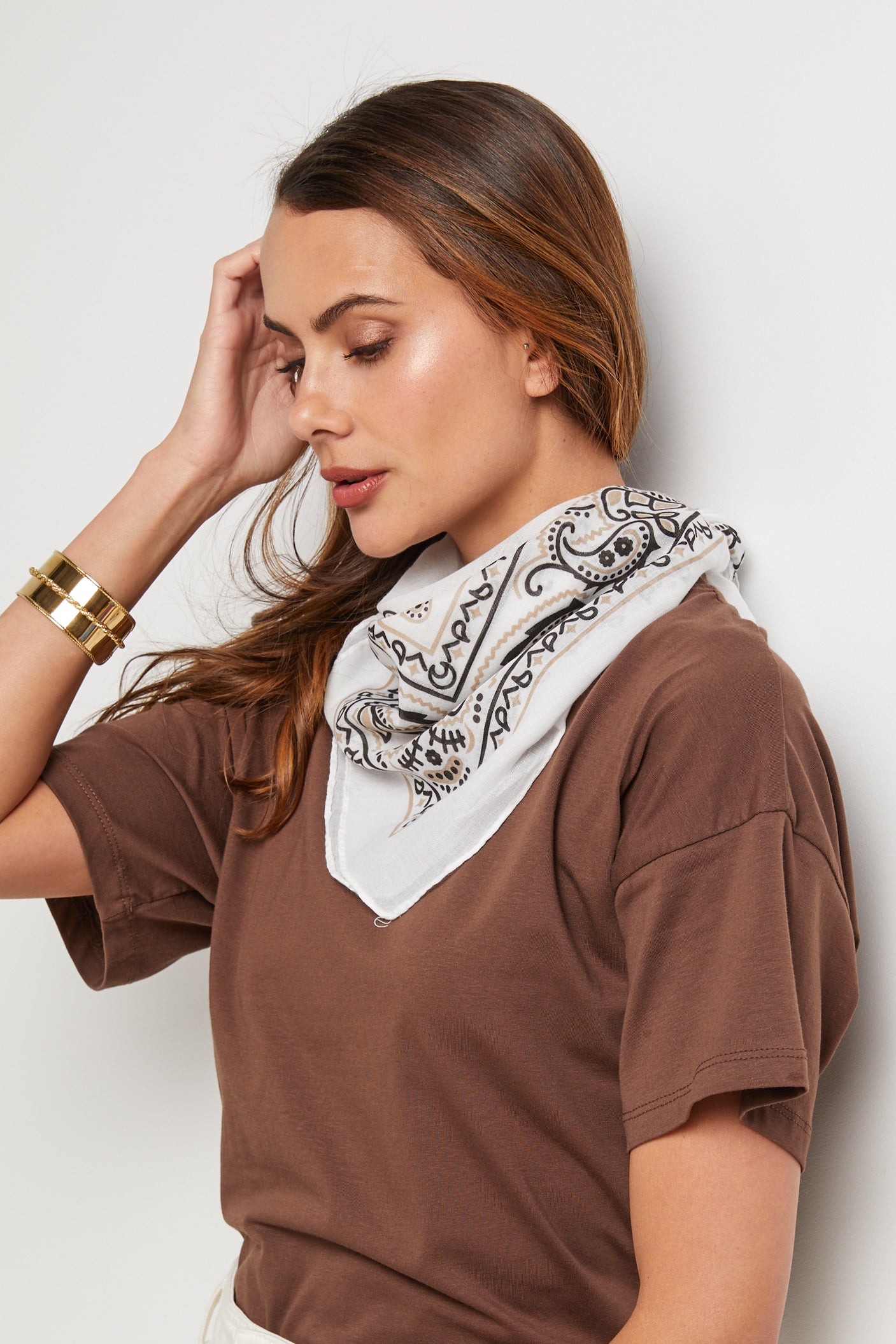 Foulard - Beige - Femme