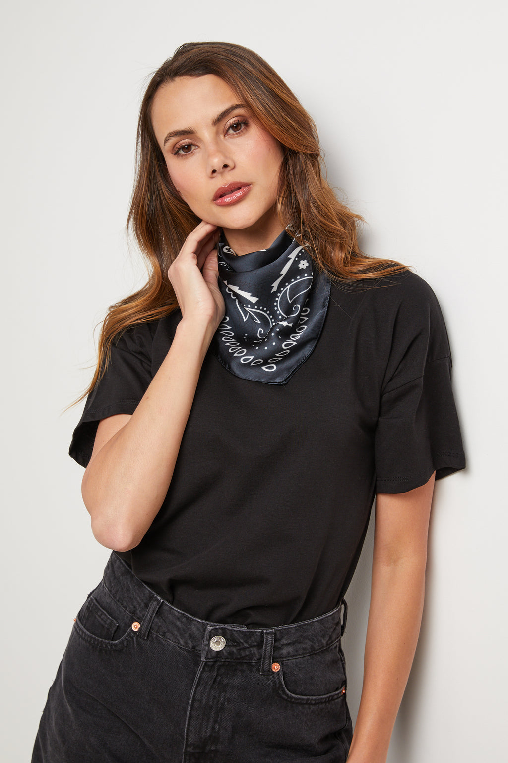 Bufanda - Negro - Mujer