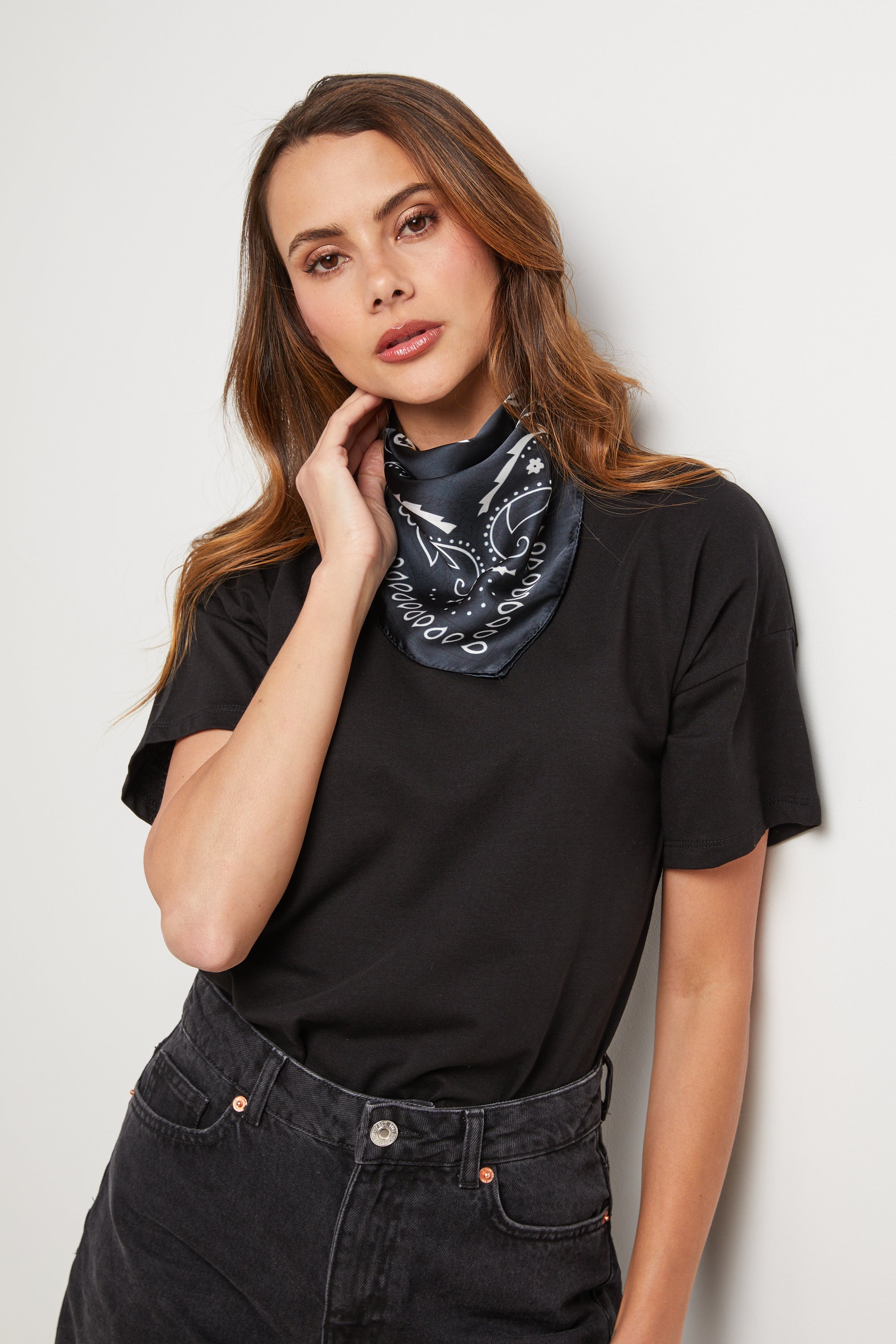 Bufanda - Negro - Mujer