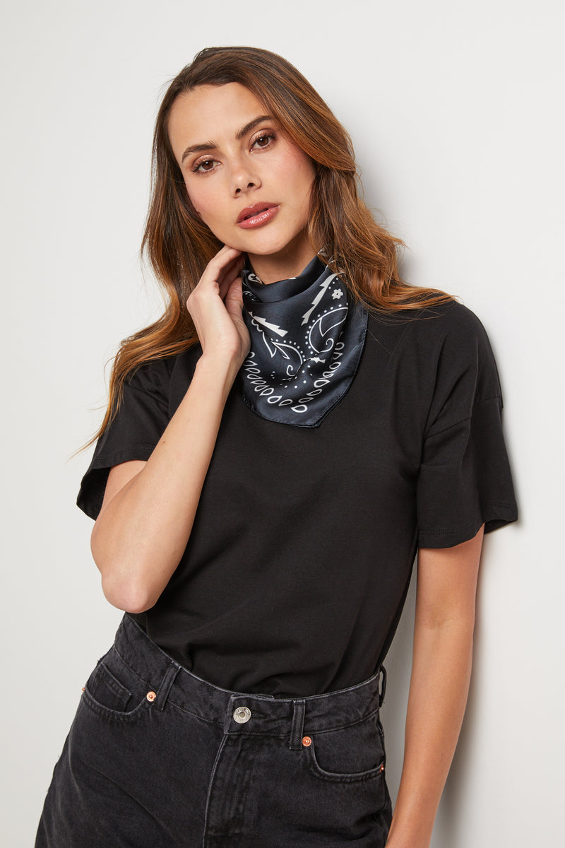 Bufanda - Negro - Mujer