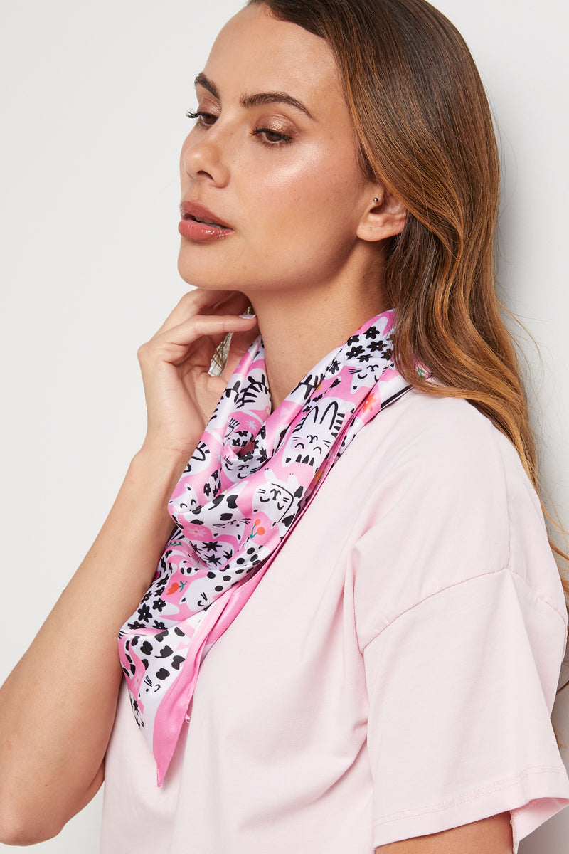Bufanda - Rosa - Mujer