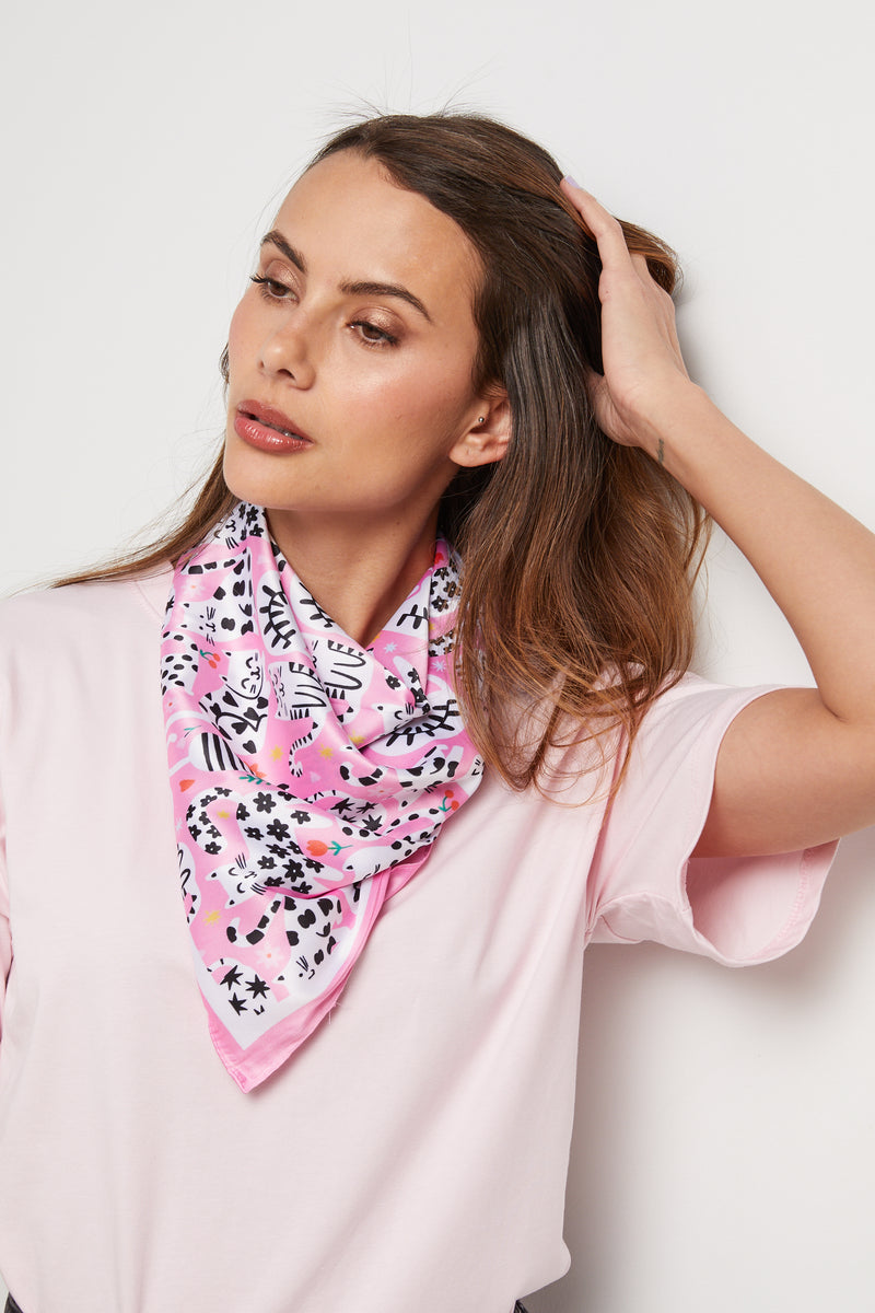 Bufanda - Rosa - Mujer