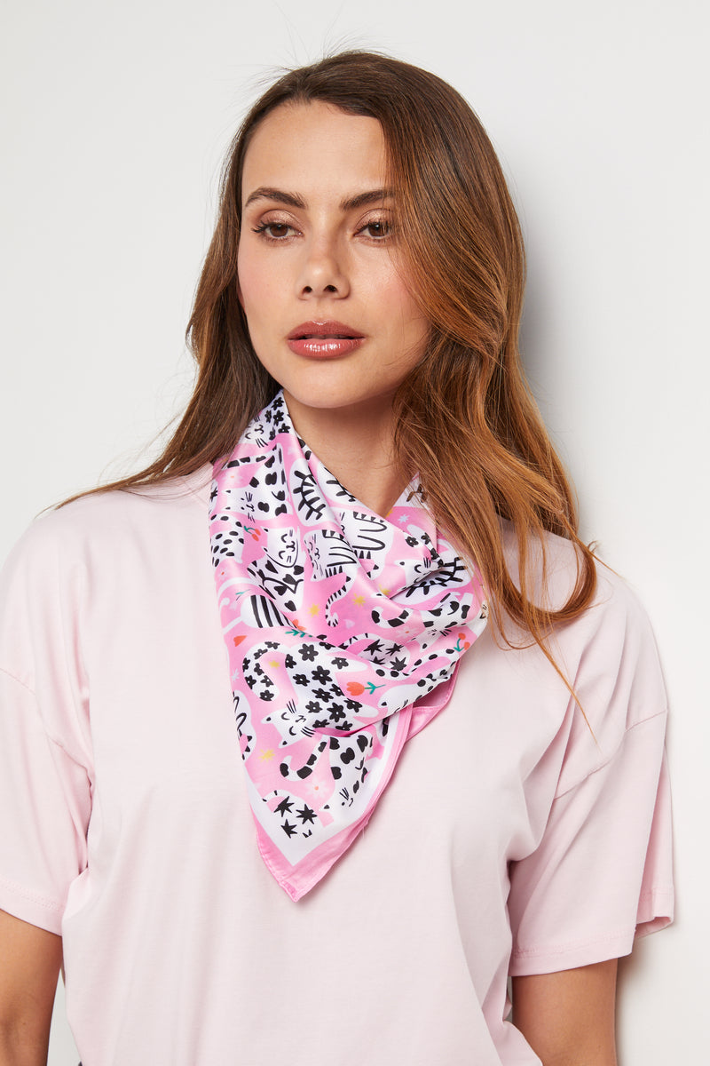 Bufanda - Rosa - Mujer