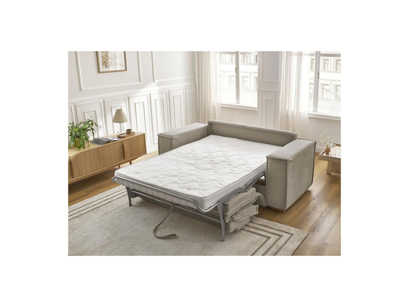 Canapé Droit Convertible Ouverture Express - Chelsea - Tissu Texturé - 160X200