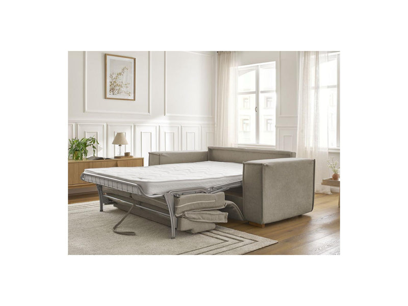 Canapé Droit Convertible Ouverture Express - Chelsea - Tissu Texturé - 160X200