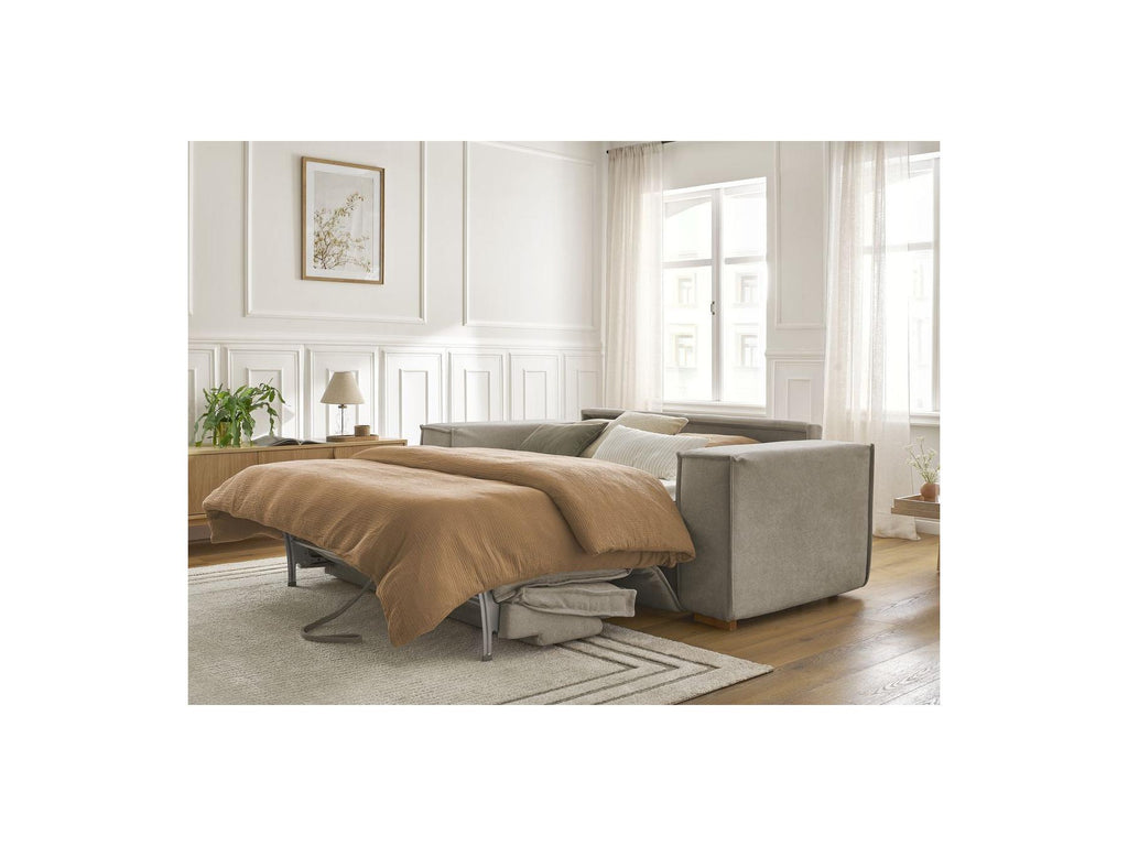 Chelsea - Straight Convertible Sofa with Express Opening - Textured Fabric - 160 x 200