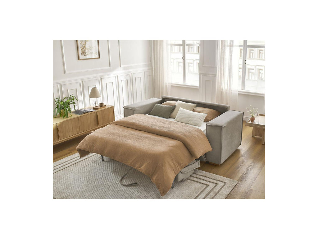 Chelsea - Straight Convertible Sofa with Express Opening - Textured Fabric - 160 x 200