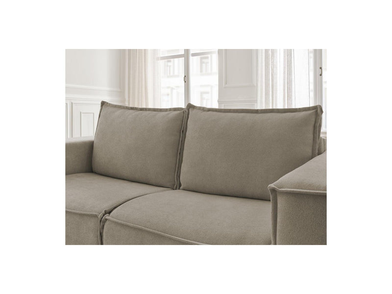 Canapé Droit Convertible Ouverture Express - Chelsea - Tissu Texturé - 140X200