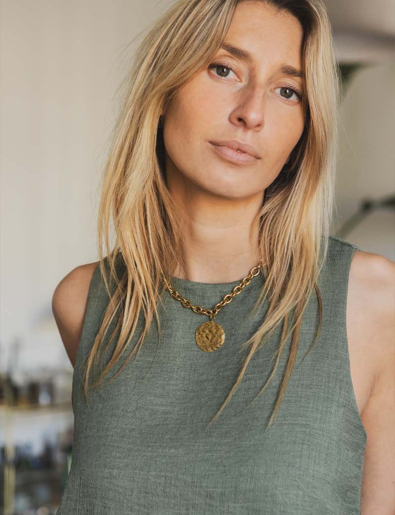 Olijfgroene jumpsuit Jade