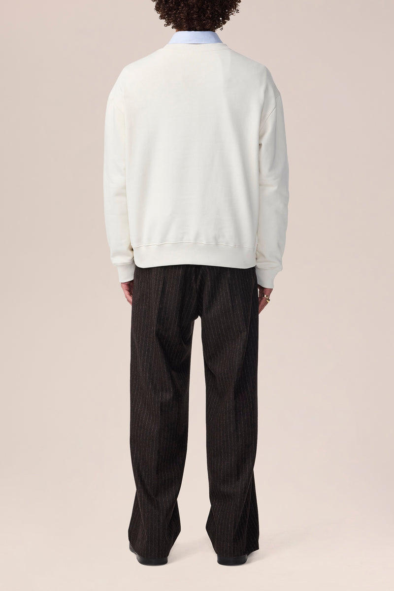 Sweat David Crew - Ivory