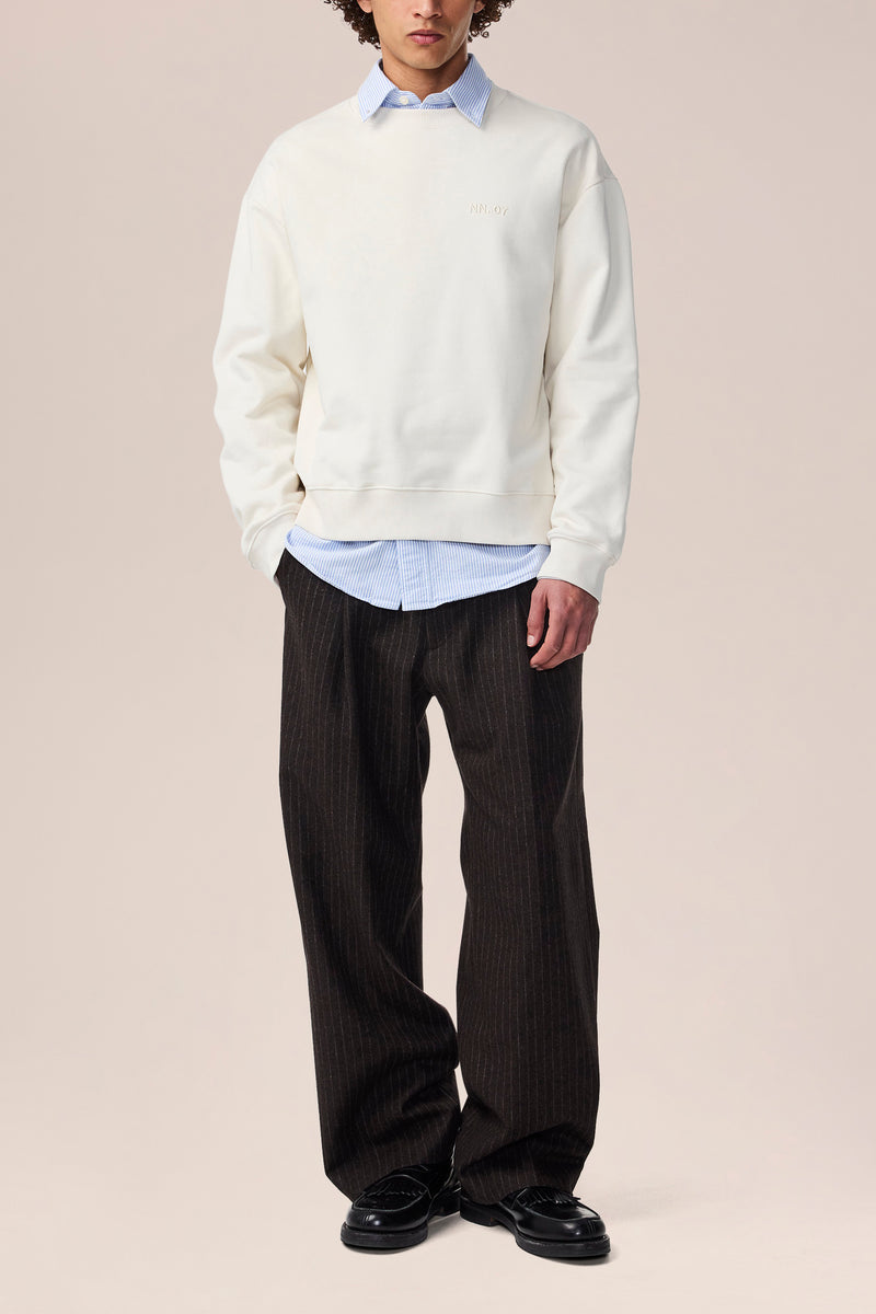 Sweat David Crew - Ivory