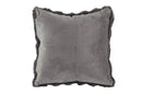 Coussin Garni Bubble Rabbit Fur - Set De 2 - 45x45cm - Gris