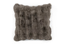 Coussin Garni Bubble Rabbit Fur - Set De 2 - 45x45cm - Gris