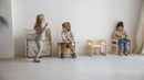 Set of 2 Montessori Chairs/Tables - Natural