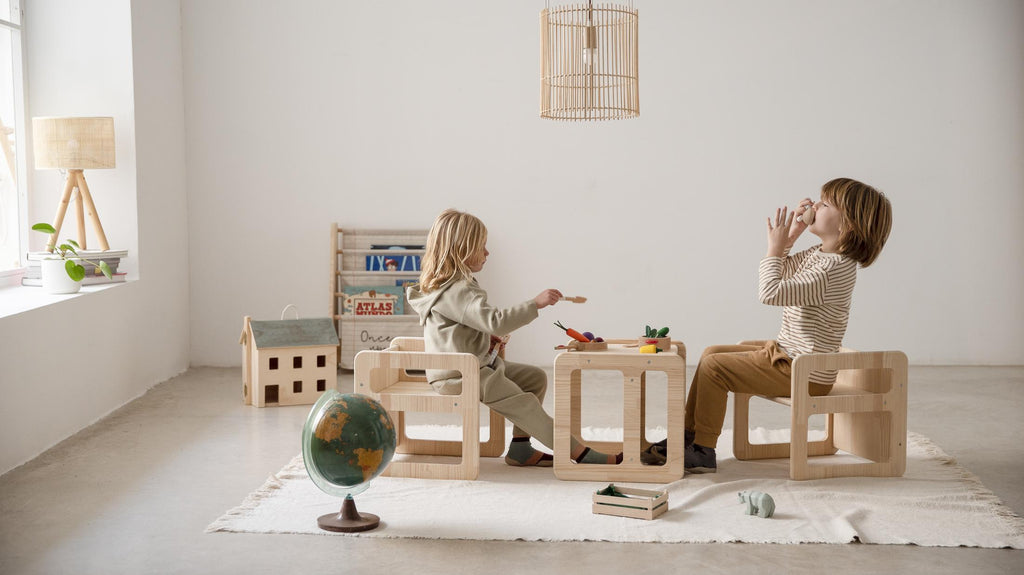 Set 3 Chaises Cube Style Montessori