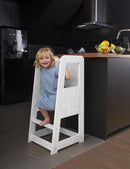 Tour d'Apprentissage Style Montessori Couleur "Blanco"