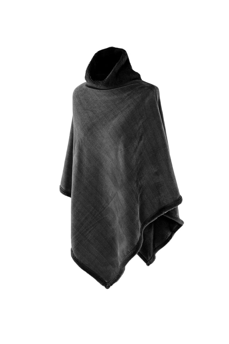 Poncho Chenille - 60x80cm - Gris