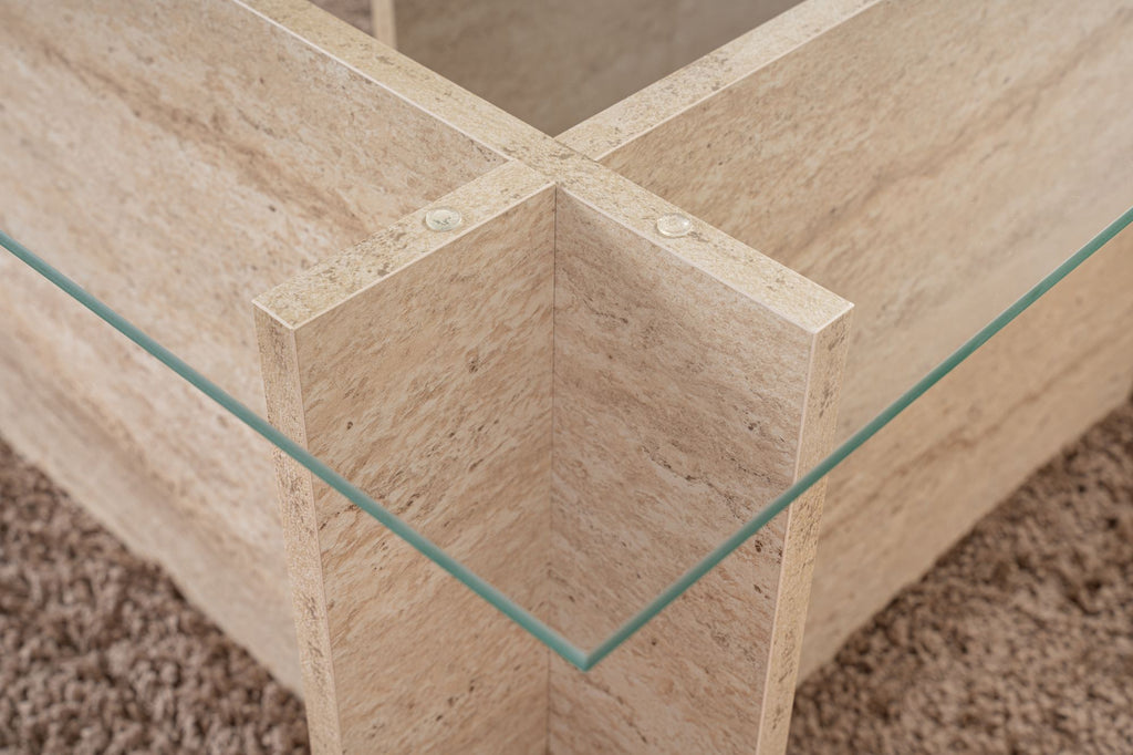 Vetrino - Mesa de Centro - Travertine