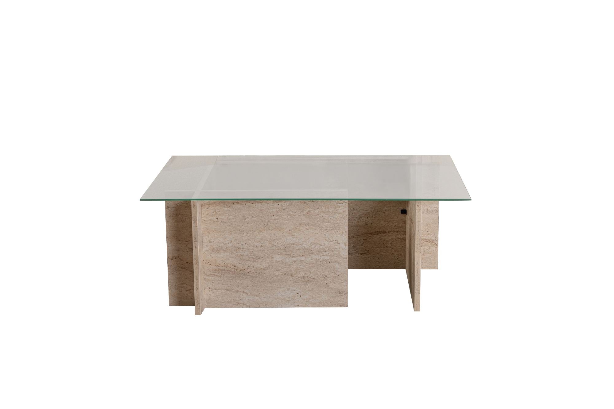 Vetrino - Mesa de Centro - Travertine