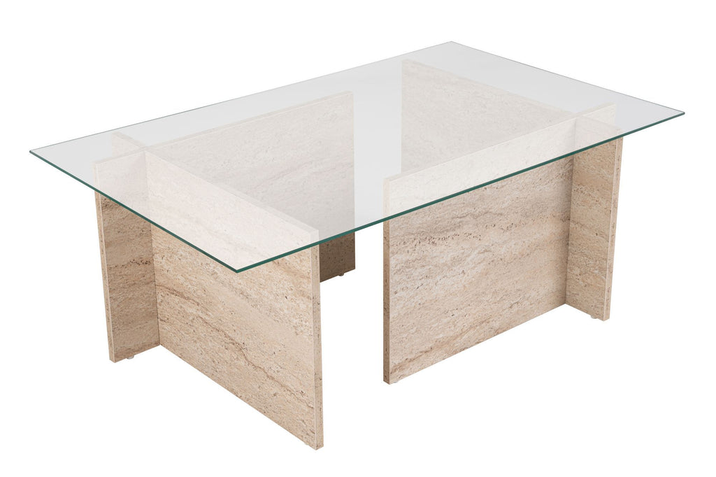 Vetrino - Mesa de Centro - Travertine