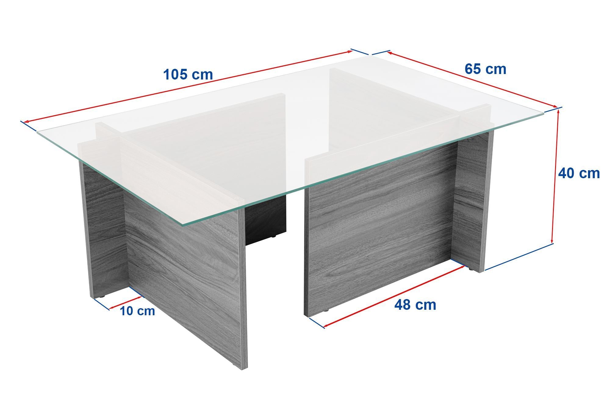 Vetrino - Mesa de Centro - Travertine