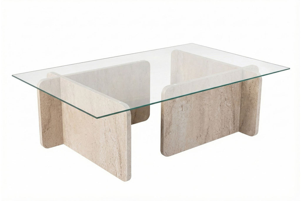 Flavio - Mesa de centro - Travertine