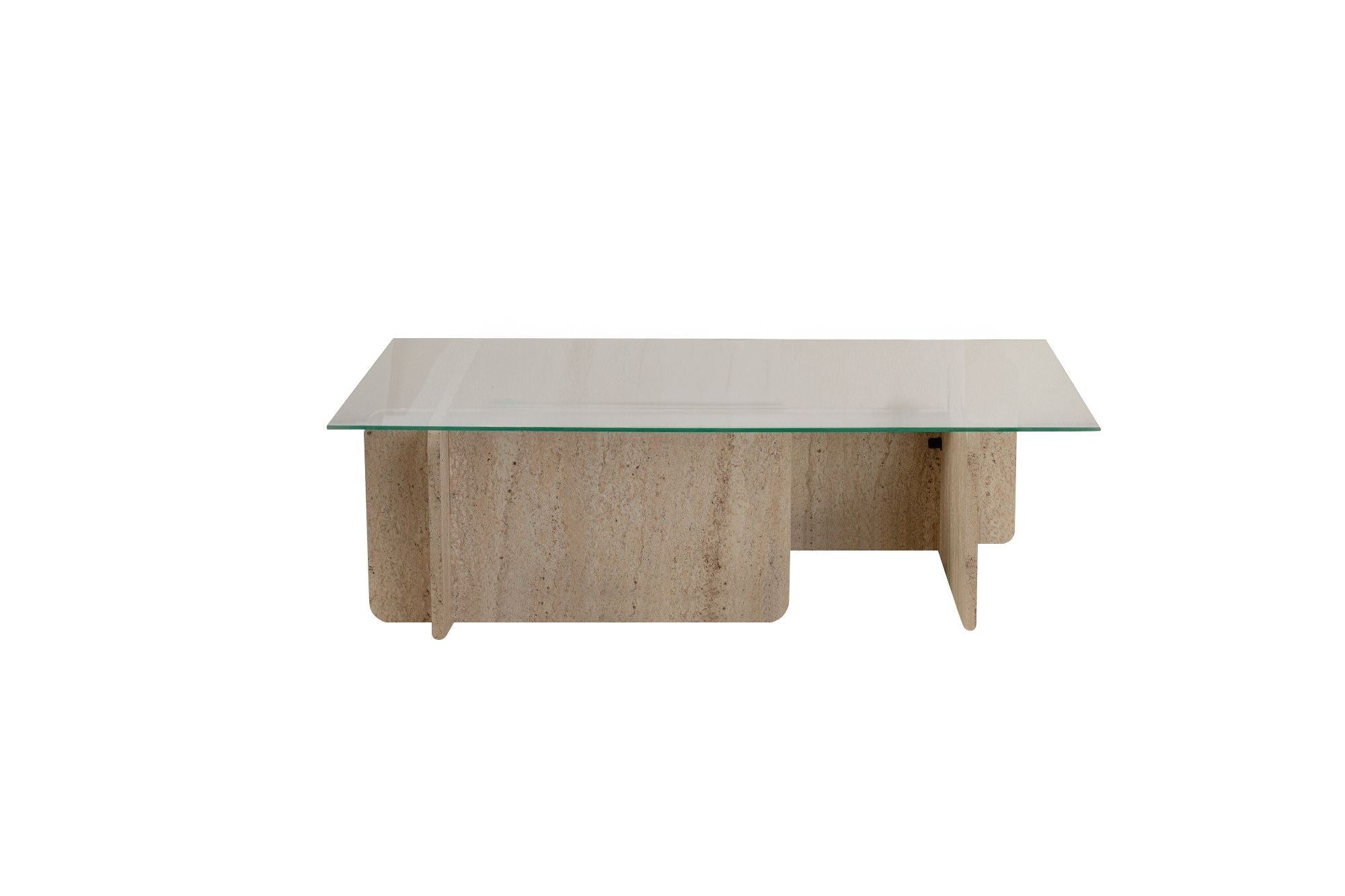 Flavio - Mesa de centro - Travertine