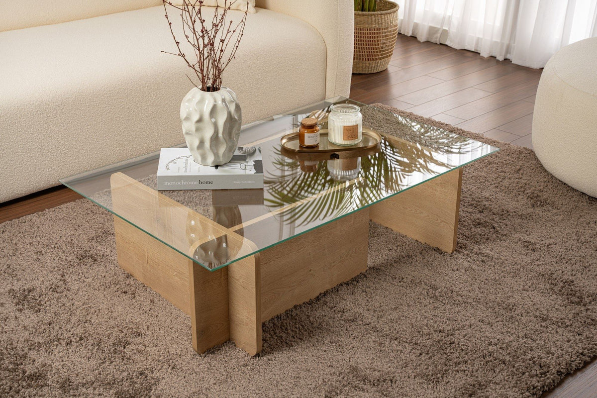 Flavio - Coffee Table - Honey Oak