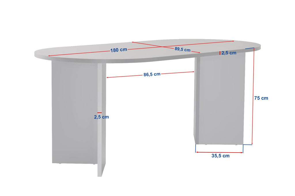 Sablin - Table à Manger - Travertine