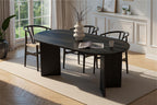 Sablin - Dining Table - Black Wood