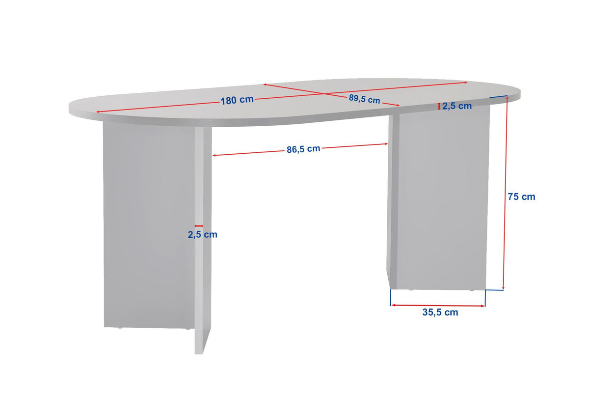 Sablin - Dining Table - Black Wood