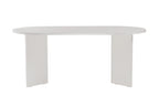 Sablin - Dining Table - White Wood