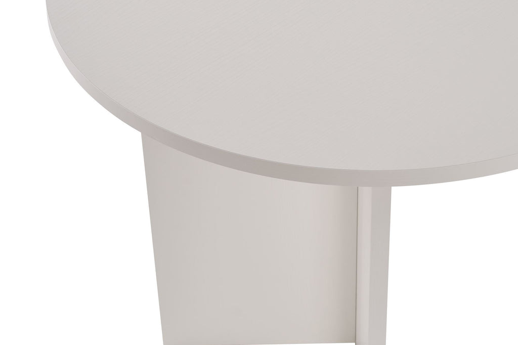 Sablin - Dining Table - White Wood