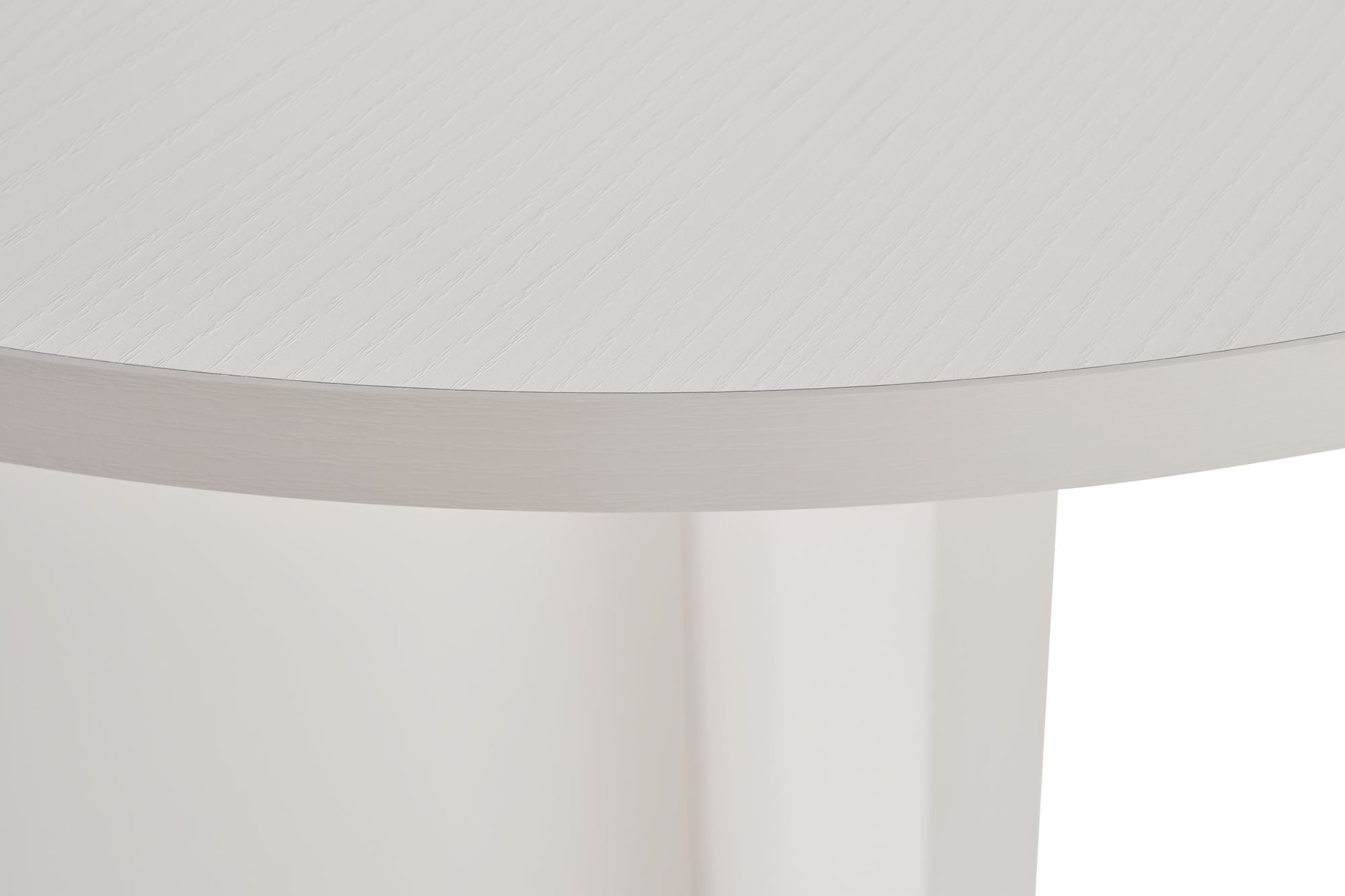 Sablin - Dining Table - White Wood