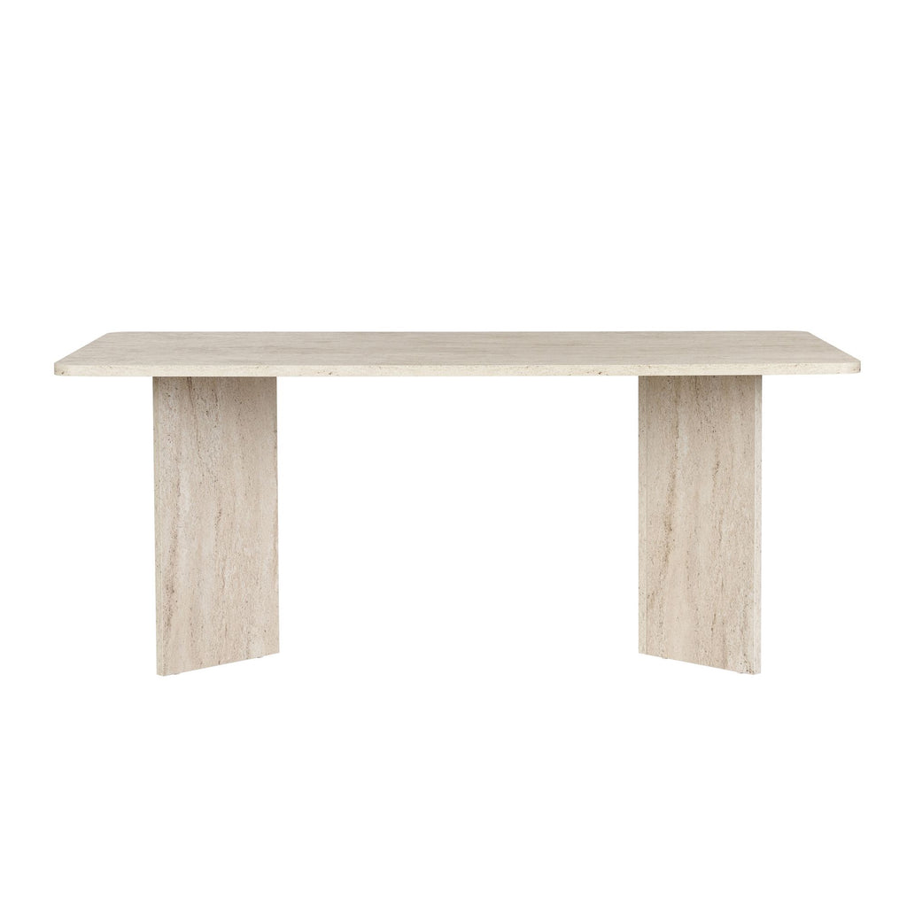Linza - Dining Table - Travertine