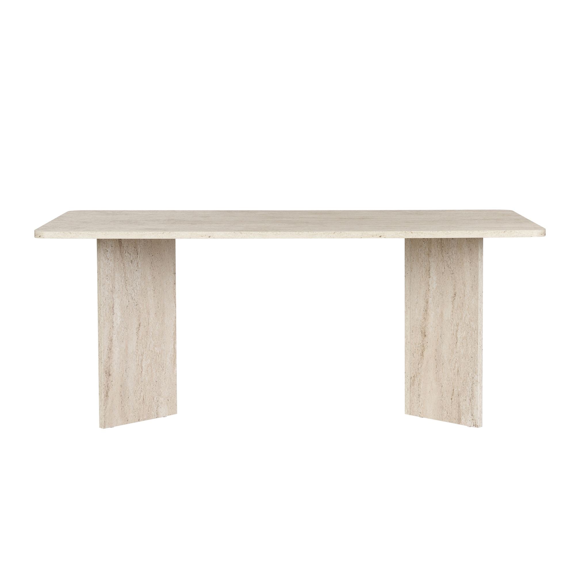 Linza - Dining Table - Travertine